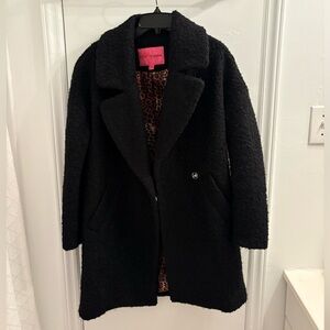 Betsey Johnson Black Coat